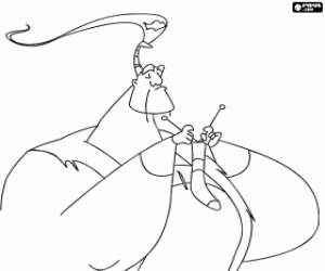 Colorear Lian Chu, el cazador de dragones