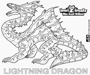 Colorear Lightning Dragon, Invizimals LTP