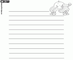 Colorear Lista d regalos,Pypus y calcetín