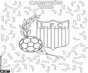 Colorear Liverpool FC, campeón 2023