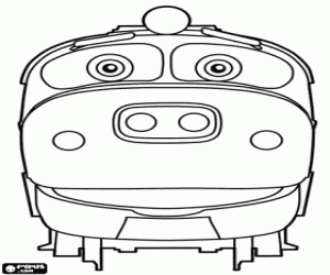 Colorear Locomotora Brewster, Chuggington