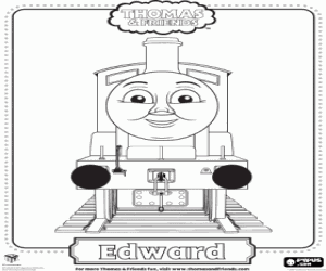 Colorear La locomotora Edward