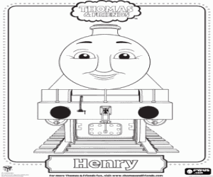 Colorear La locomotora Henry