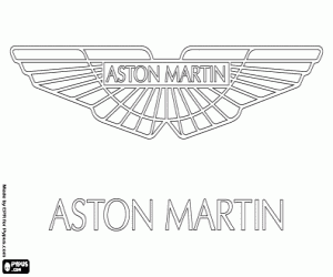 Colorear Logo Aston Martin