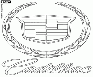 Colorear Logo Cadillac