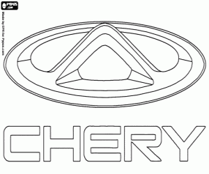 Colorear Logo Chery Automobile
