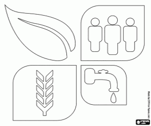 Colorear Logo contra la Desertificación