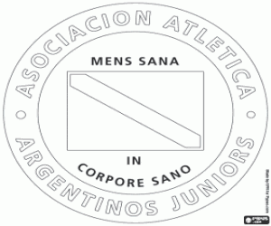 Colorear Logo de Argentinos Juniors