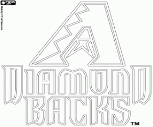 Colorear Logo de Arizona Diamondbacks
