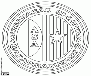 Colorear Logo de ASA de Arapiraca
