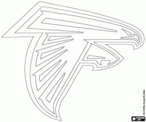 Colorear Logo de Atlanta Falcons