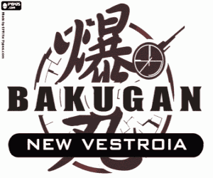 Colorear Logo de Bakugan New Vestroia