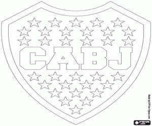 Colorear Logo de Boca Juniors