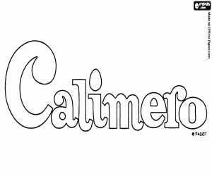 Colorear Logo de Calimero