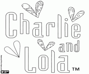 Colorear Logo de Charlie and Lola