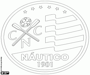 Colorear Logo de Clube Náutico Capibaribe