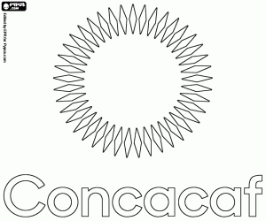 Colorear Logo de la CONCACAF