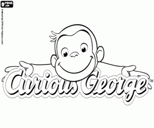 Colorear Logo de Curious George