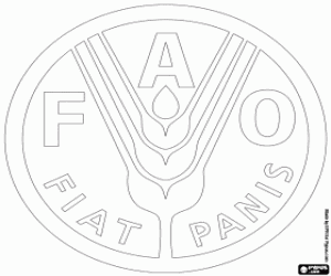 Colorear El logo de la FAO