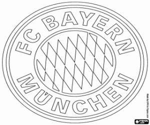 Colorear Logo de FC Bayern Munich