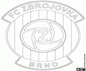 Colorear Logo de FC Zbrojovka Brno