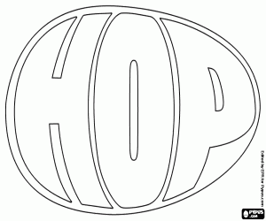 Colorear El logo de Hop, un huevo