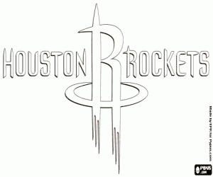Colorear Logo de Houston Rockets