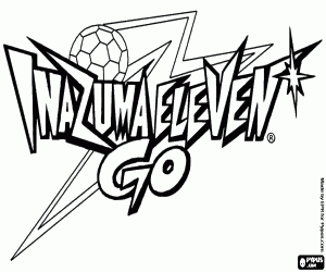 Colorear Logo de Inazuma Eleven Go
