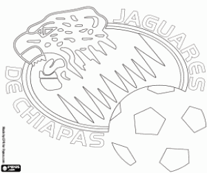 Colorear Logo de Jaguares de Chiapas