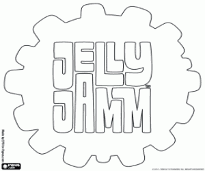 Colorear Logo de Jelly Jamm