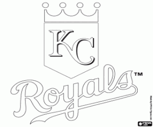 Colorear Logo de Kansas City Royals
