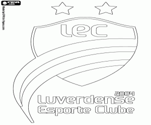 Colorear Logo de Luverdense EC