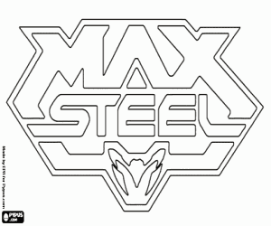 Colorear Logo de Max Steel