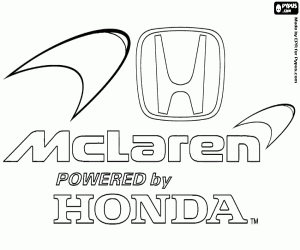 Colorear Logo de McLaren Honda