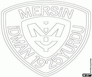 Colorear Logo de Mersin İdmanyurdu S.K.