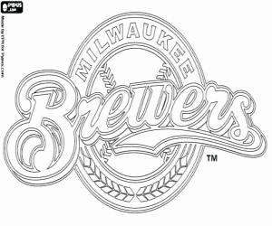 Colorear Logo de Milwaukee Brewers