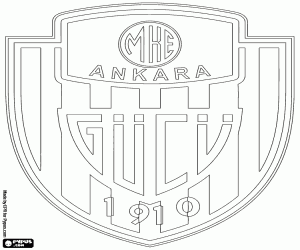 Colorear Logo de MKE Ankaragücü