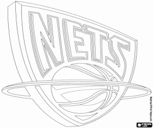 Colorear Logo de New Jersey Nets