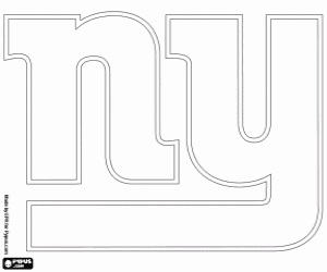 Colorear Logo de New York Giants