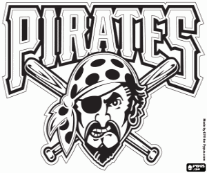 Colorear Logo de Pittsburgh Pirates