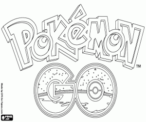 Colorear Logo de Pokémon GO