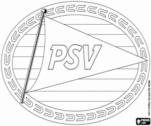 Colorear Logo de PSV Eindhoven