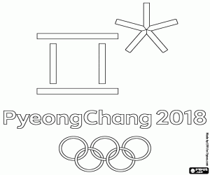 Colorear Logo de PyeongChang 2018