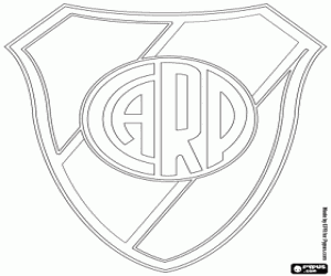Colorear Logo de River Plate