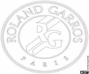 Colorear Logo de Roland Garros