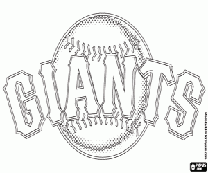 Colorear Logo de San Francisco Giants