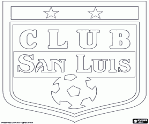 Colorear Logo de San Luis FC