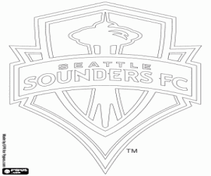 Colorear Logo de Seattle Sounders
