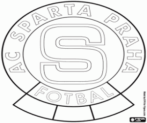 Colorear Logo de Sparta Praha