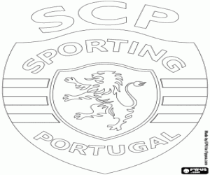 Colorear Logo de Sporting de Lisboa